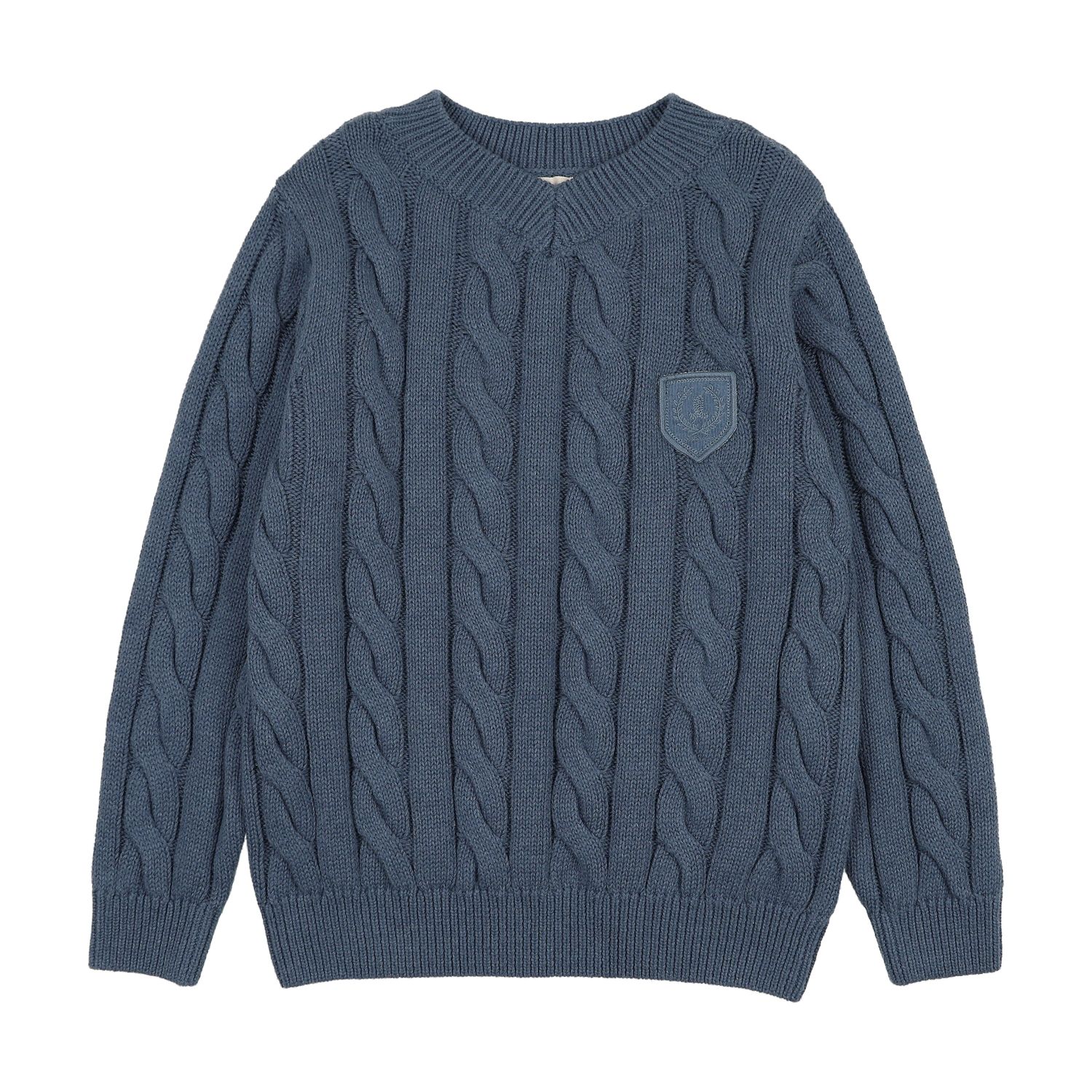 Lil Legs CHUNKY V NECK SWEATER AF26S529-K AW26