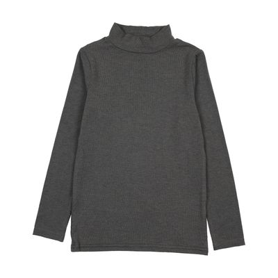 Lil Legs  RIBBED LONG SLEEVE MOCKNECK TEE MN AW26