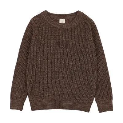 Lil Legs  MARLED BOYS CREW NECK -AF26T708-T AW26
