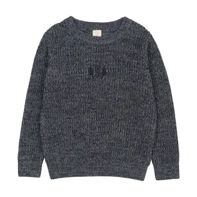 Lil Legs  MARLED BOYS CREW NECK -AF26T708-T AW26