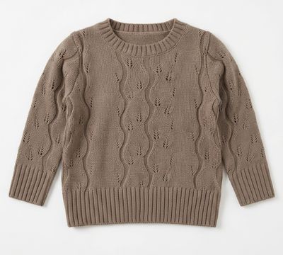 Space Grey Boys sweater AW26 WB6CY3109T