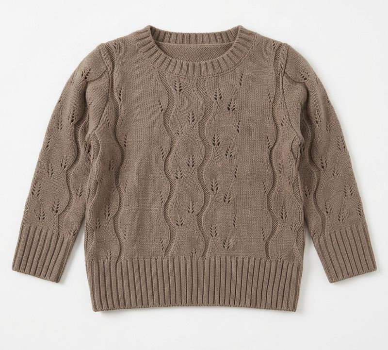 Space Grey Boys sweater AW26 WB6CY3109T