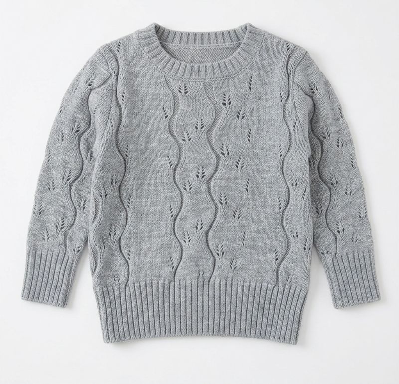Space Grey Boys sweater AW26 WB6CY3109T