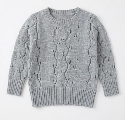 Space Grey Boys sweater AW26 WB6CY3109T