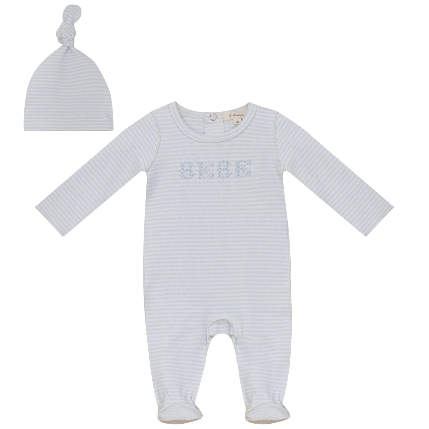 Fragile Baby Brushed Stripe Romper Set AW26 WB6CP7483B