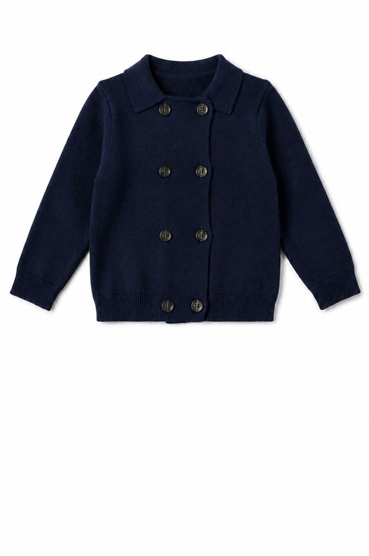 Jolie Capri Boys Knit Double Breast Boy Sweater AW26 WB6CY3059B