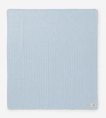 Bebe Bella Baby Knit Pointel Blanket AW26 WB6CY3051BL