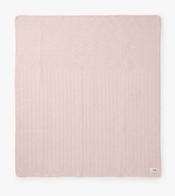 Bebe Bella Baby Knit Pointel Blanket AW26 WB6CY3051BL