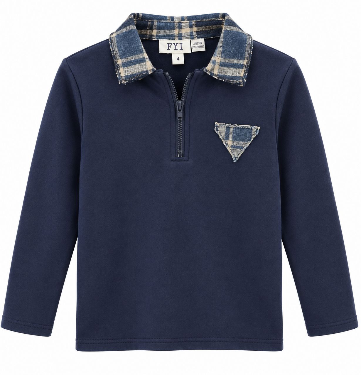 FYI (Canvas) Boys Polo With V Insert AW26 WB6CP7439P
