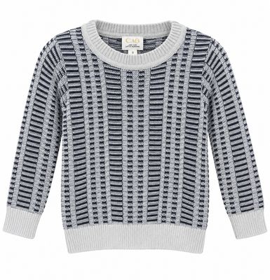 Clô (Cream) Boys Stripe Knit Sweater AW26 WB6CP7444