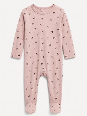 Whipped Cocoa Baby "Cherry" Modal Onesie AW26 WB6CY3060