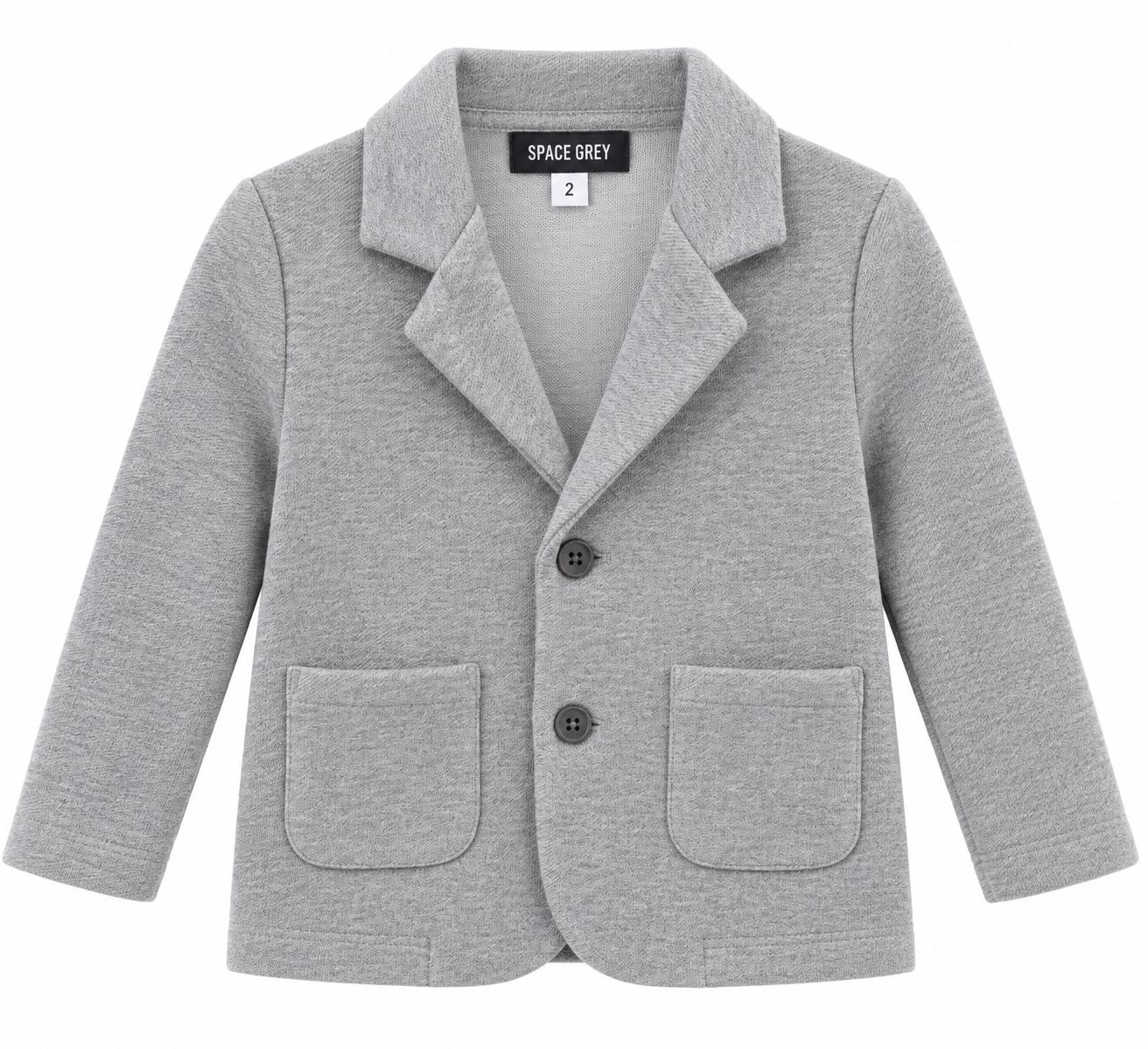 Space Grey Boys Wool Blazer AW26 WB6CY3109