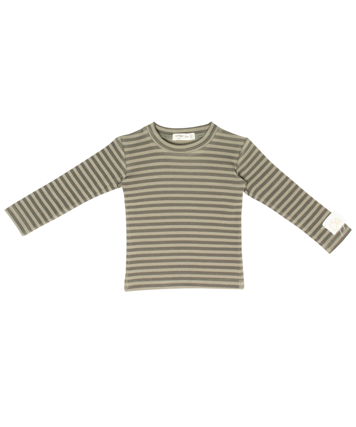 Crew Kids Teddi Rib Stripe Tee AL3229 AW26