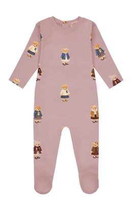 Crew Kids Teddy Pattern Lounge Footie SG3219 AW26