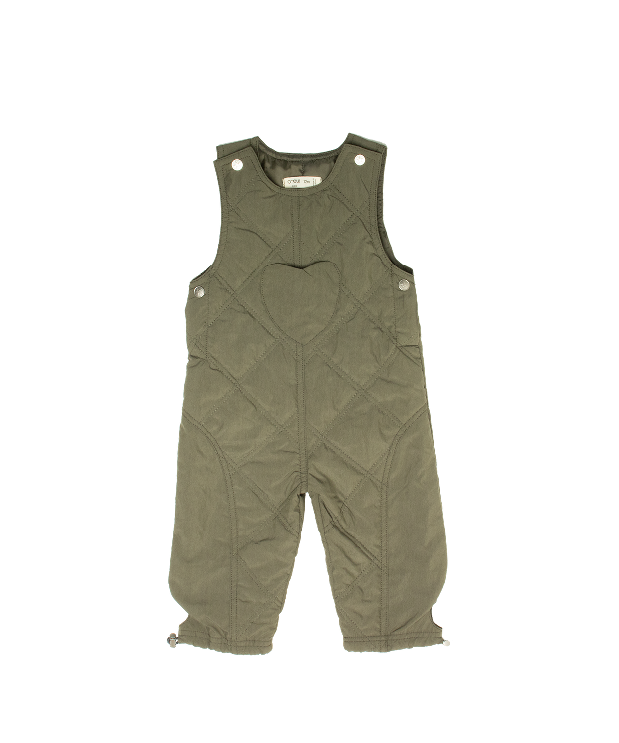 Crew Kids Lyla Quilted Overalls AL3227 AW26
