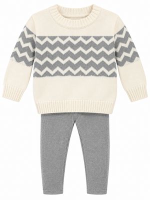 Crew Kids Sydney Zig Zag Knit Set G3043 AW26