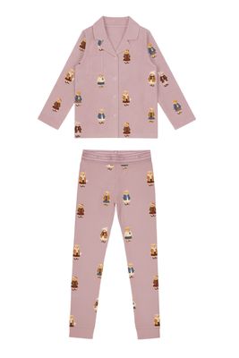 Crew Kids Teddy Pattern Lounge Grandpa Set SG3221 AW26