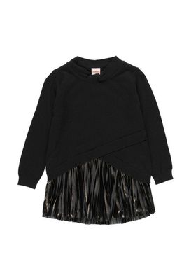 Boboli Knitwear combined dress for girl 784076 AW26