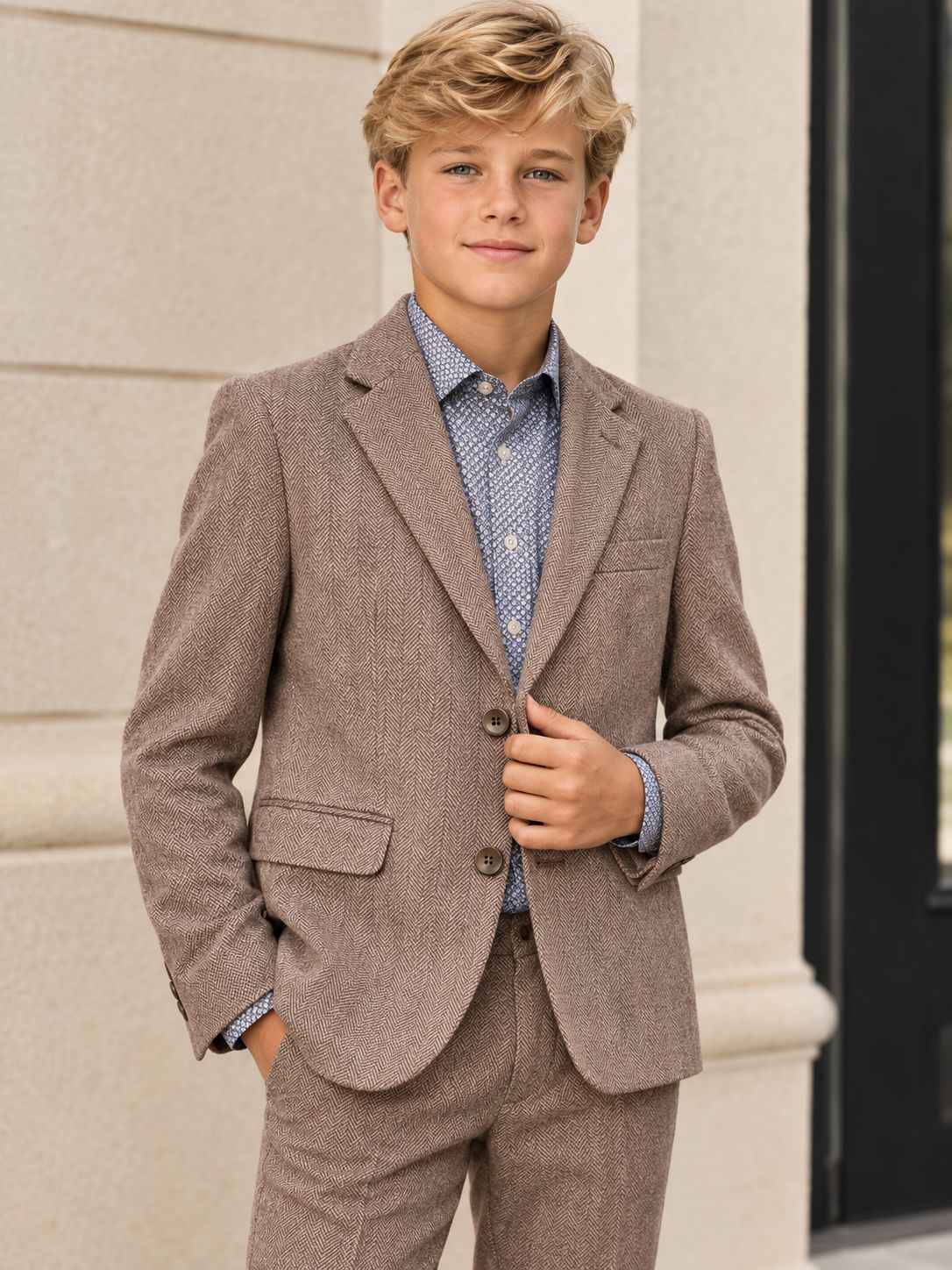 T.O Collection BOYS TO STRETCH SUIT 9131-520S AW26