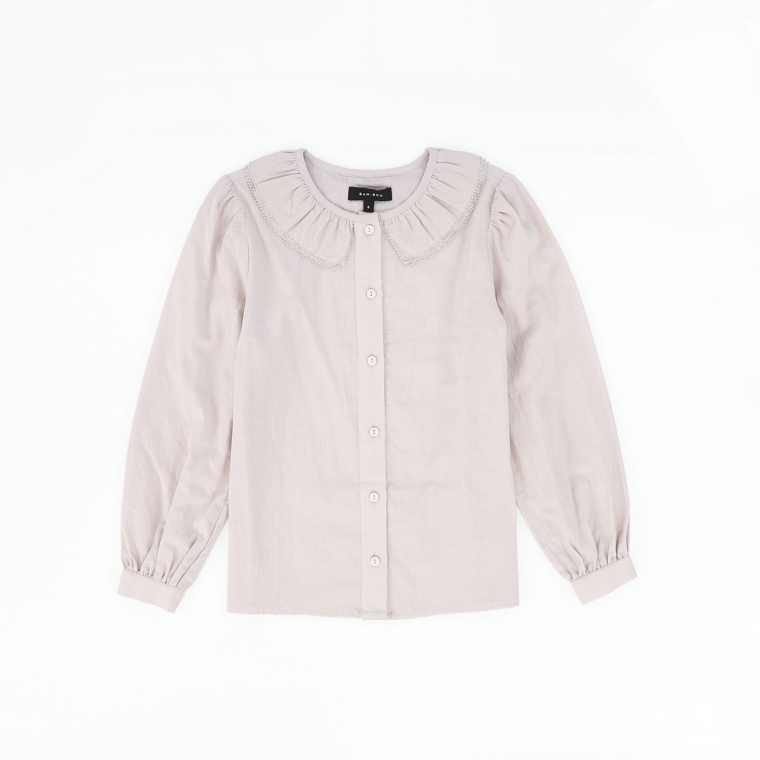 BAMBOO LILAC COLLAR TISSUE BLOUSE AW26 27202