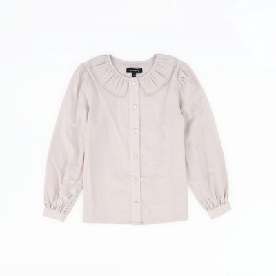 BAMBOO LILAC COLLAR TISSUE BLOUSE AW26 27202