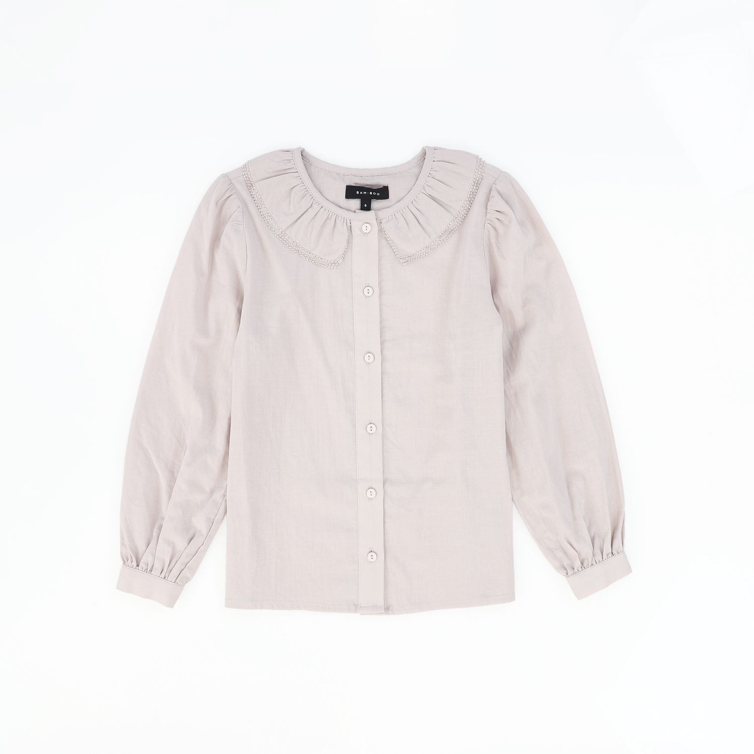 BAMBOO LILAC COLLAR TISSUE BLOUSE AW26 27202