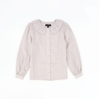 BAMBOO LILAC COLLAR TISSUE BLOUSE AW26 27202