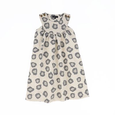 BAMBOO BEIGE LEOPARD PIPED JUMPER AW26 27774