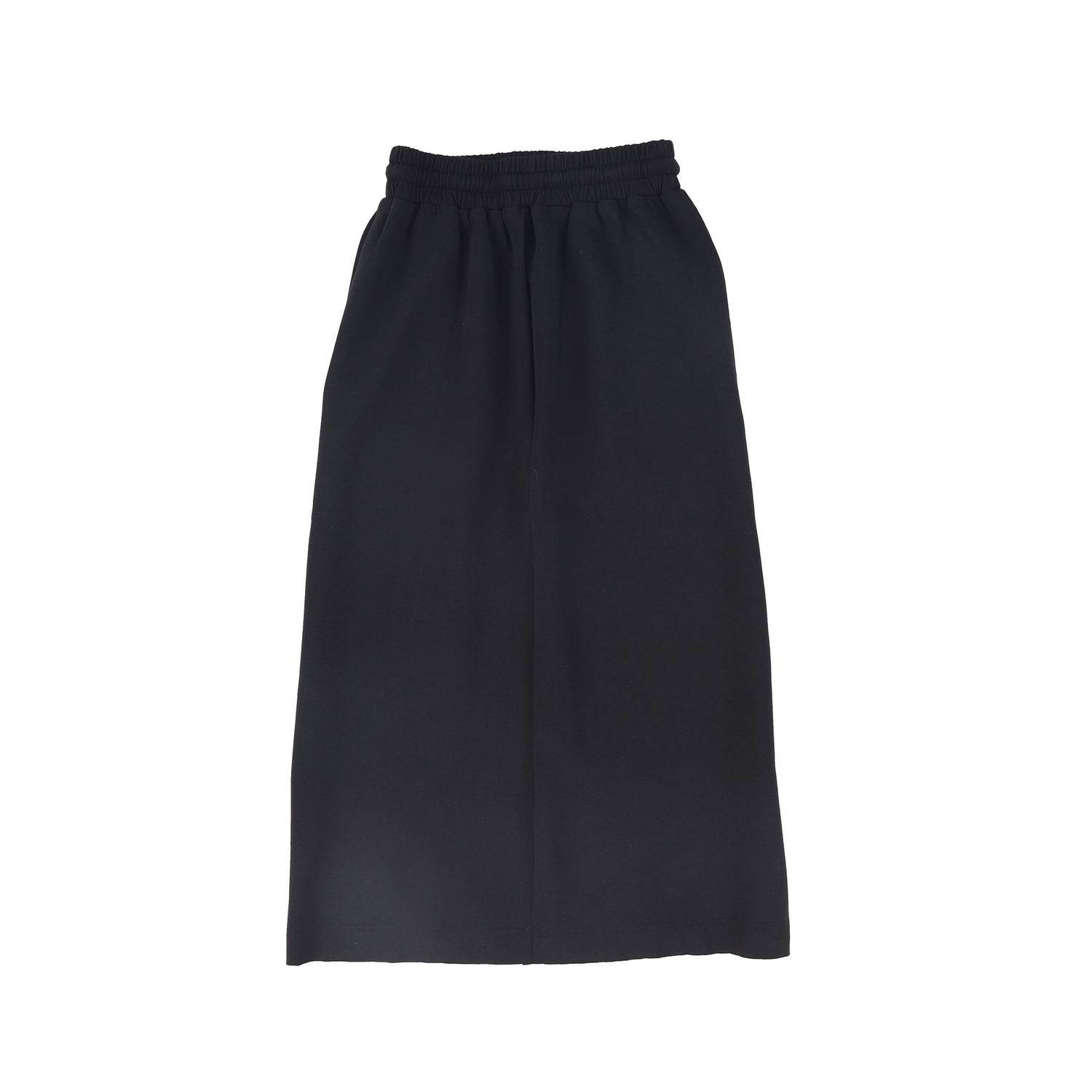 VALENTINA BLACK DRAWSTRING SWEATSHIRT MAXI SKIRT AW26 30094