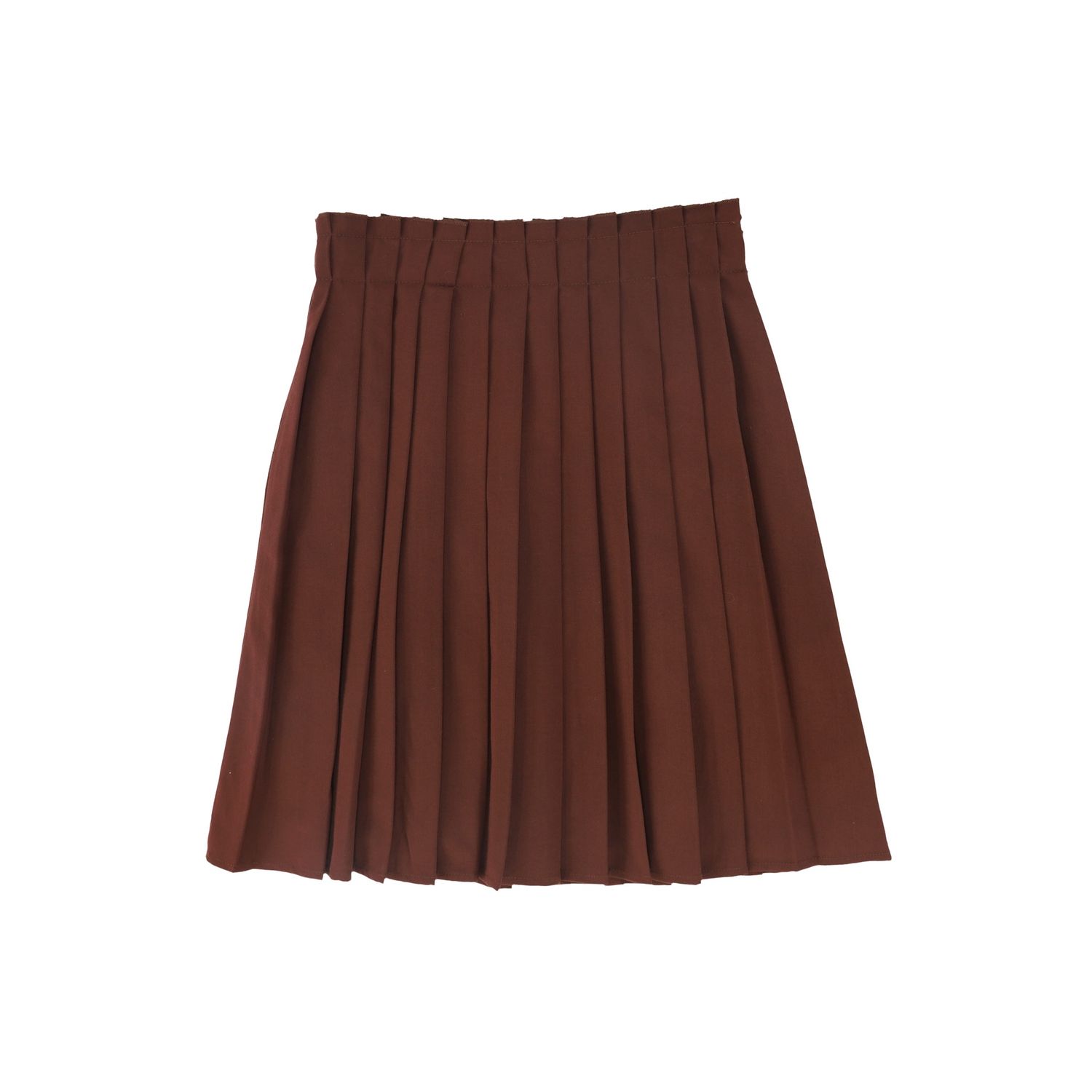 BACE BURGUNDY GATHERED WAIST PLEAT SKIRT AW26 27768