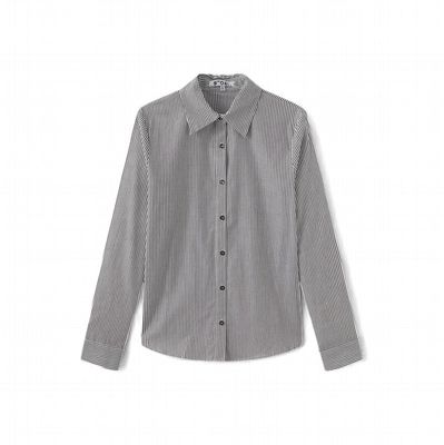 Story Button Down Stripe Blouse w-29502 FW26