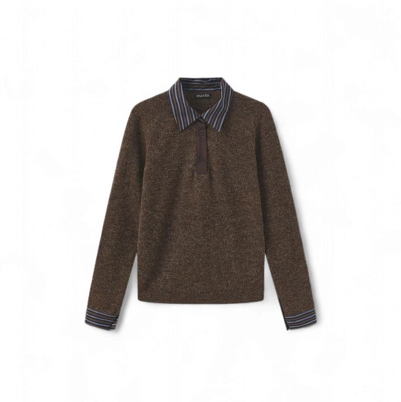 Honest Edit Moahir Blouse Detailed Sweater w-28367 FW26