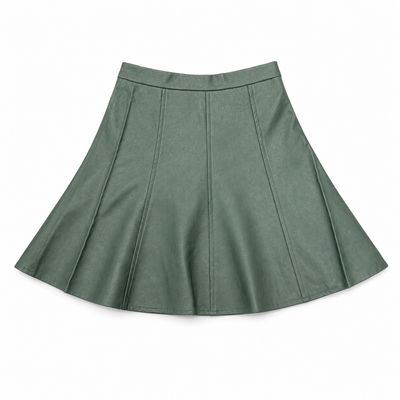 teela Leather Skirt 23-102D AW26