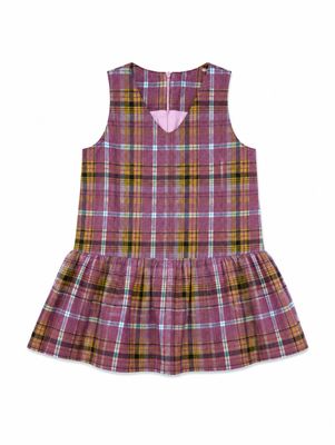 teela Purple Plaid Jumper 23-211 AW26