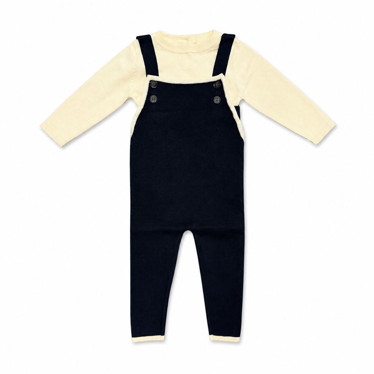 teela Knit Trim Overall Set 23-176A AW26