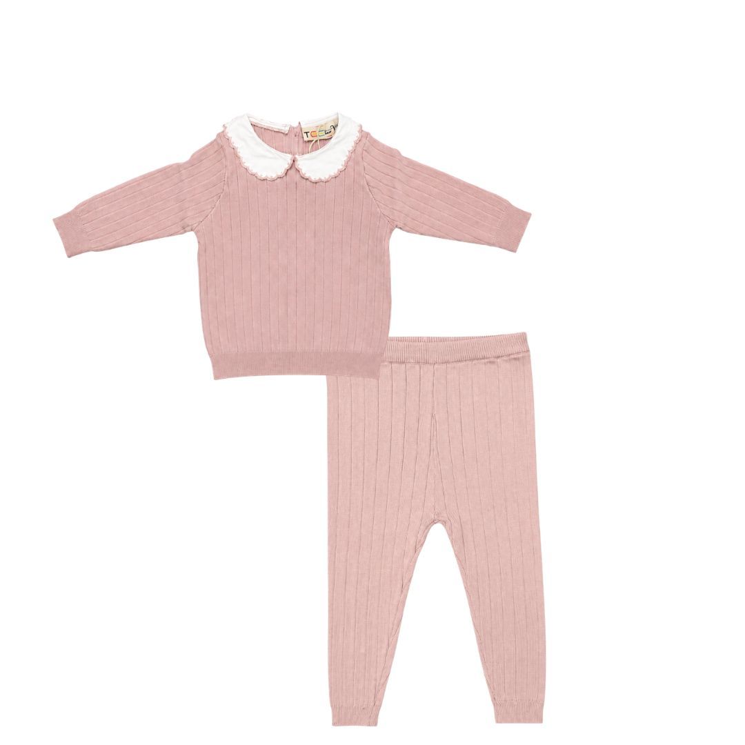 teela Collared Knit Set 23-183A AW26