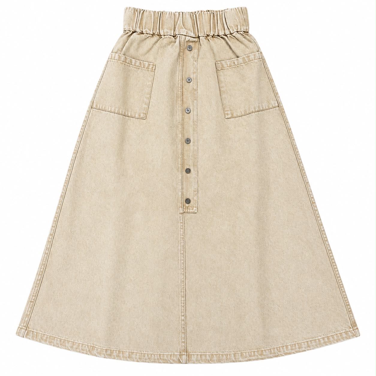 teela Twill Maxi Skirt 23-095 AW26