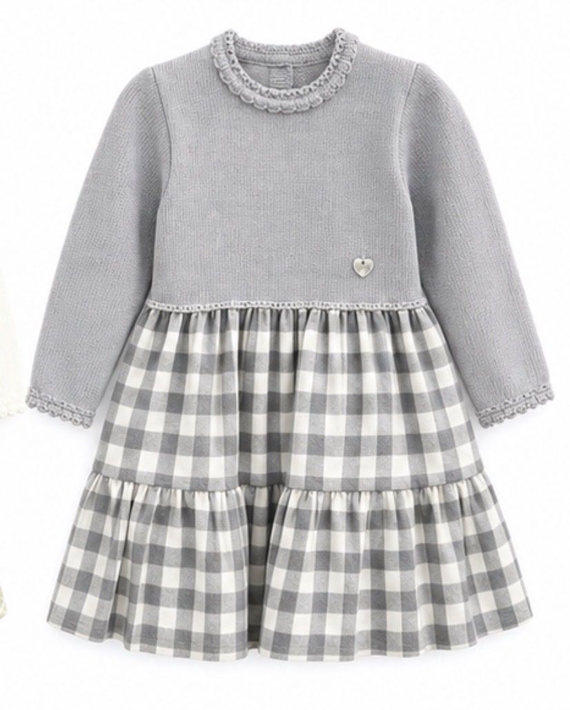 Granlei Winter Dress-Chest Fabric Detail