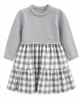Granlei Winter Dress-Chest Fabric Detail