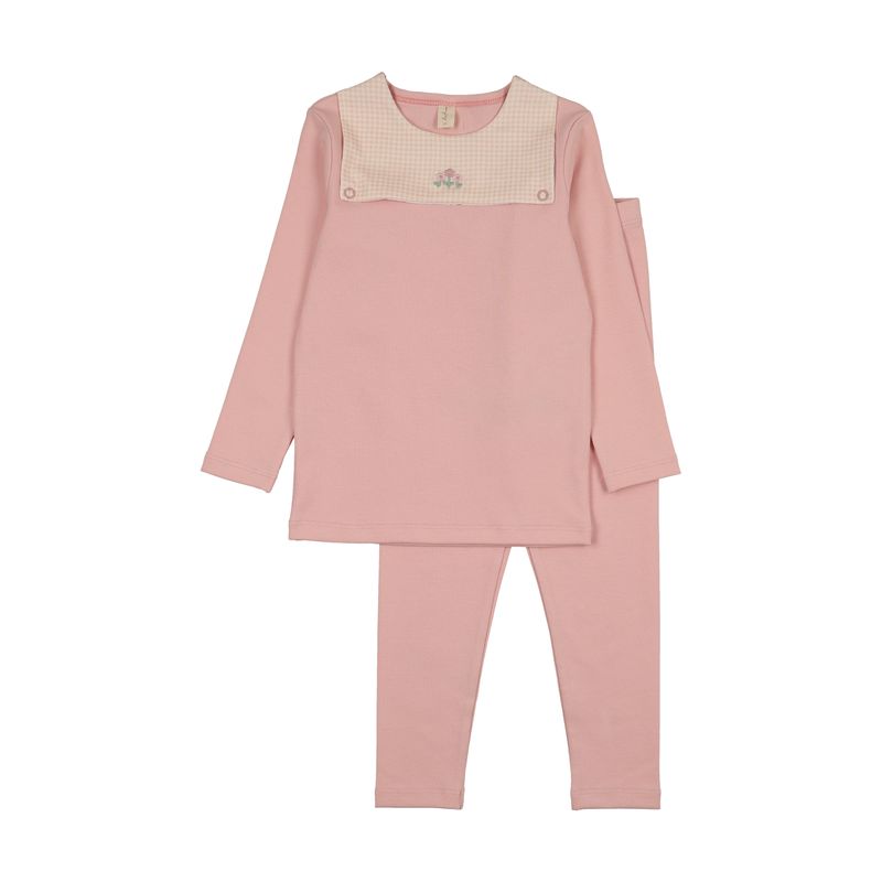 Bonjoy Gingham Bib Pajama WL26015S AW26
