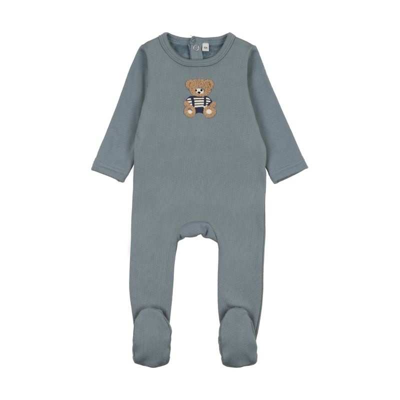 Bonjoy Sherpa Teddy Velour Footie BWLV26007F AW26
