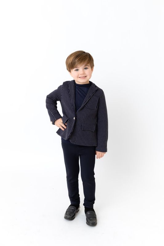 Bonjoy Knit Pinstripe Blazer SW260101B AW26