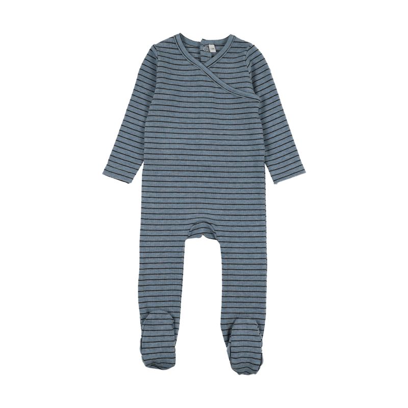 Bonjoy Super Soft Stripes Footie BWL26216F AW26