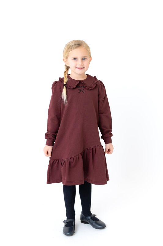 Bonjoy Ruffle Collar Dress SW26014D AW26