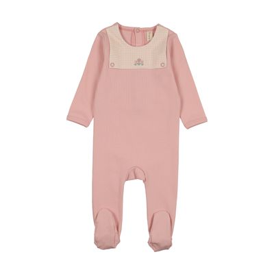 Bonjoy Gingham Bib Footie WL26015F AW26