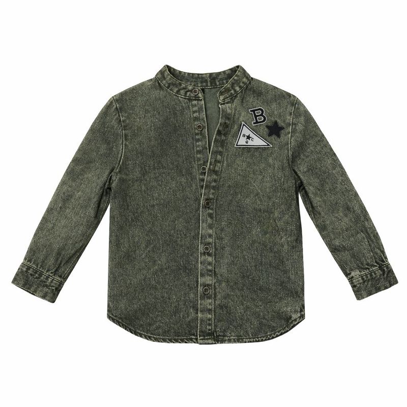 Bonjoy Crochet Denim Shirt - Boys TW26006BS AW26
