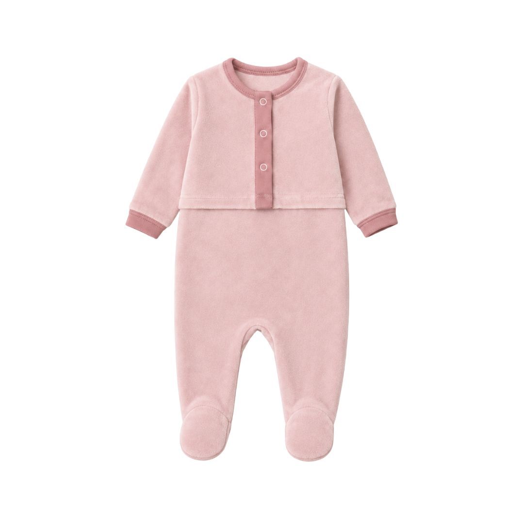 Bonjoy Cozy Cardigan Footie w/ Cardigan WL26005CF AW26