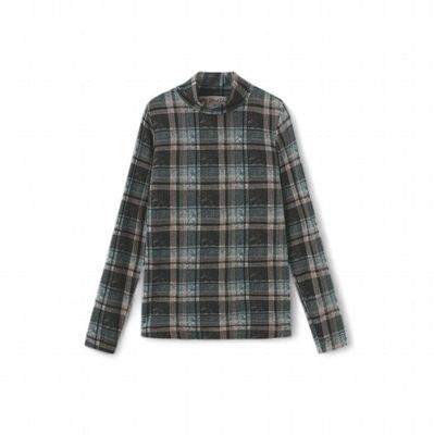 Phil and Phoebe Delmar Plaid Mock Neck C 29725 AW26