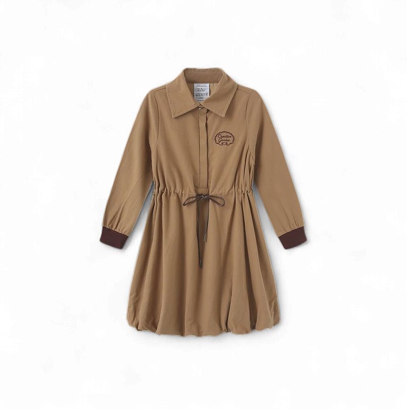 Creative Genius James Drawstring Bubble Hem Dress C 26941 AW26