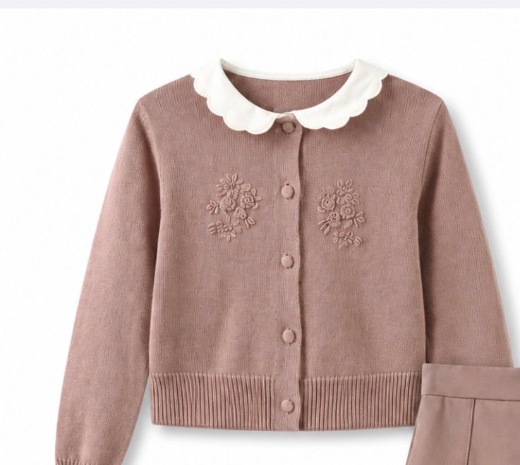 Petite Persona Peer Collared Cardigan  C 27493 AW26